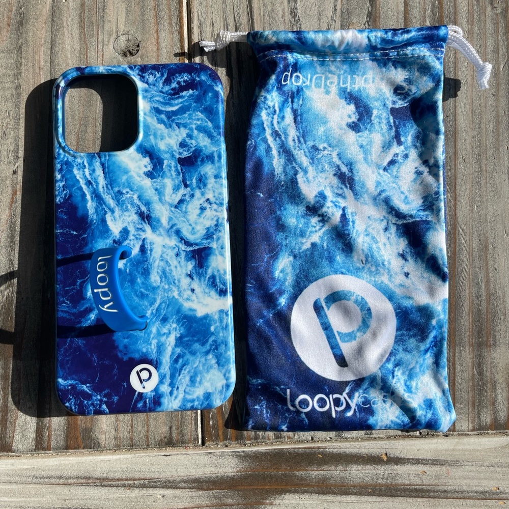 Loopy Case in Ocean for 12 Pro Max Righty